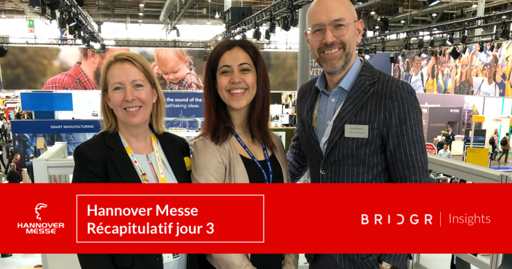Hannover messe 2019 BRIDGR Bosch Fraunhofer IFF Huawei Quebec