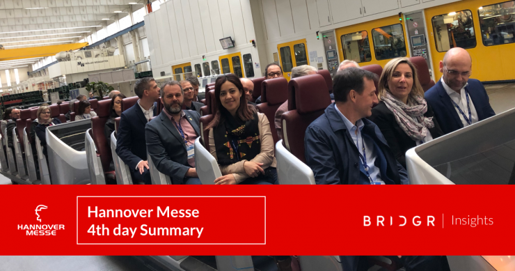 Hannover Messe 4th day recap summary BRIDGR